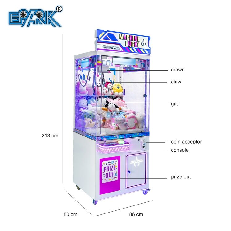 Coin operated game claw crane vending machines for sale toy crane
